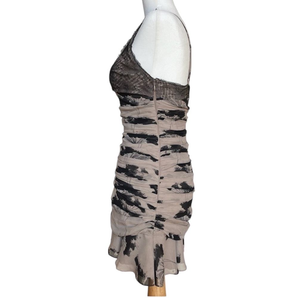 Elizabeth and James Silk Ruched Dress - Picture 2 of 6
